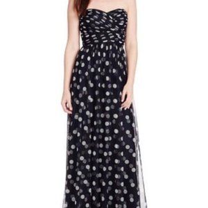 Lauren Ralph Lauren Evening Polka Dot Tulle Gown